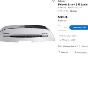 NIB - Fellowes Saturn 2 95 Laminator